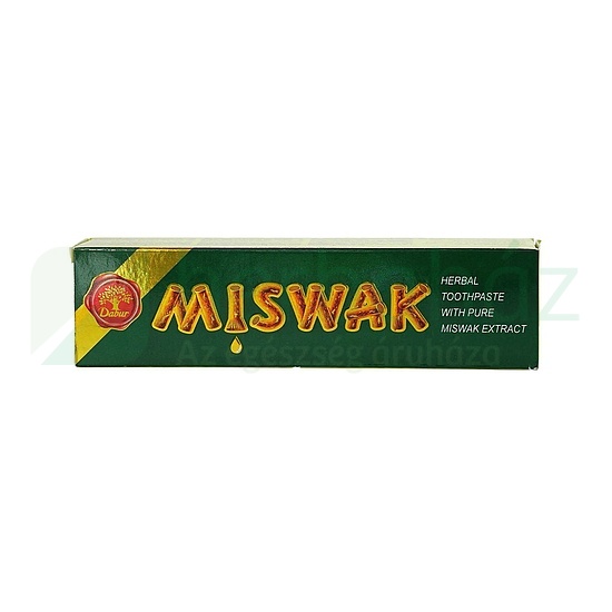 DABUR FLUORIDMENTES GYÓGYNÖVÉNYES MISWAK FOGKRÉM 100ML