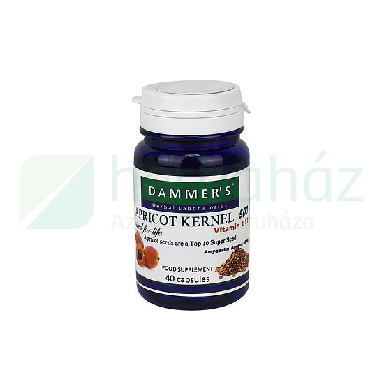 DAMMERS APRICOT KERNEL SÁRGABARACKMAG KAPSZULA 40DB