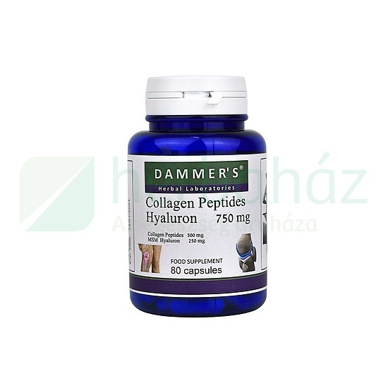 DAMMERS COLLAGEN PEPTIDES HYALURON KAPSZULA 80DB