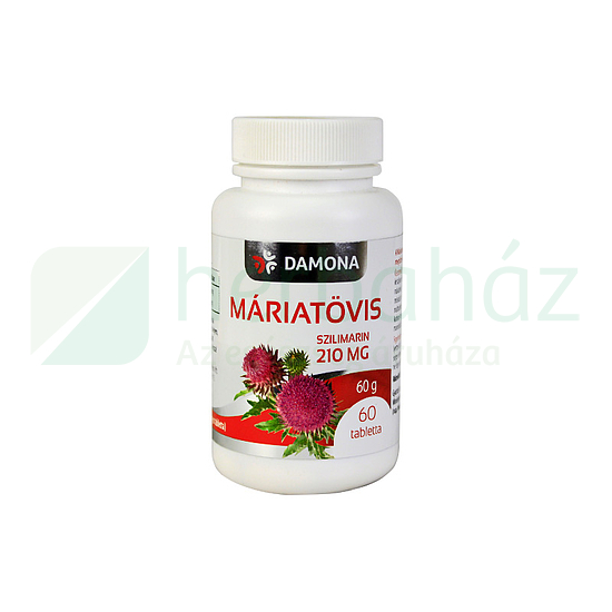 DAMONA MÁRIATÖVIS SZILIMARIN 210MG TABLETTA 60DB