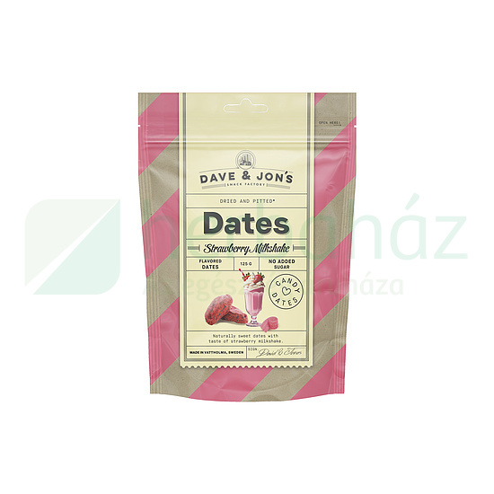 DAVE&JONS DATES STRAWBERRY MILKSHAKE HCN 125G