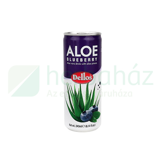 DELLOS ÁFONYA SLIM ALUMINÍUM DOBOZBAN 240ML