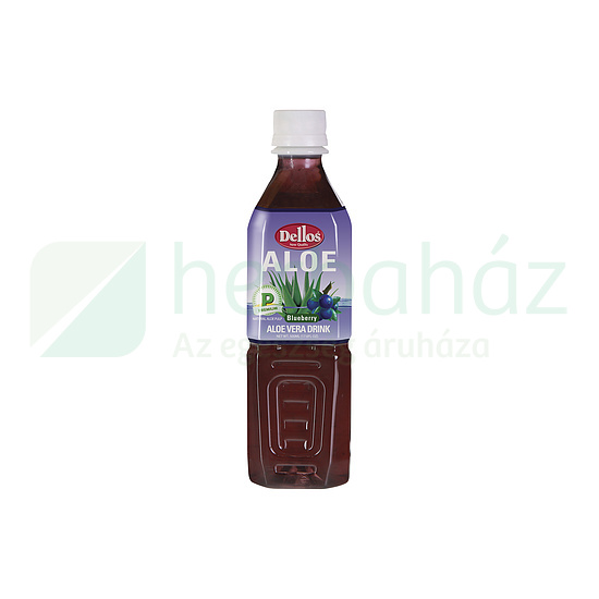 DELLOS ALOE VERA ÜDÍTŐITAL KÉKÁFONYA 500ML DRS+50FT BETÉTDÍJ