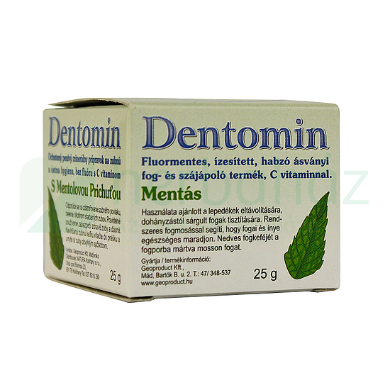 DENTOMIN H FOGPOR MENTÁS 25G