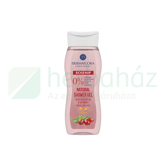 DERMAFLORA 0% TUSFÜRDŐ CSIPKEBOGYÓ OLAJJAL ÉS C-VITAMINNAL 250ML