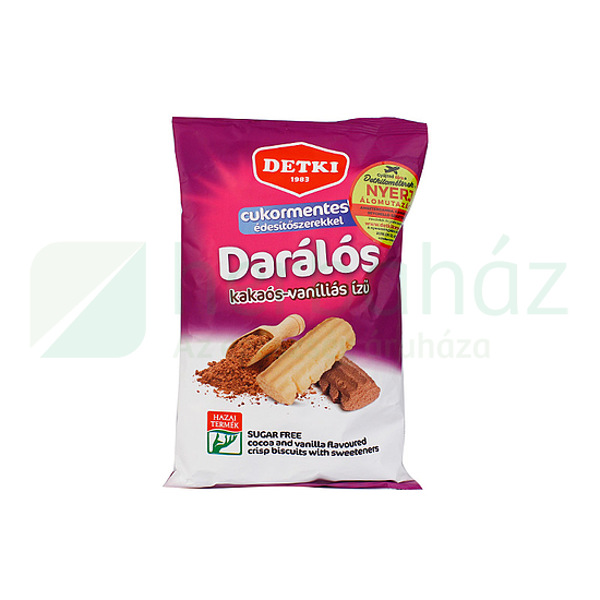 DETKI CUKORMENTES DARÁLÓS VANÍLIÁS ÉS KAKAÓS OMLÓS KESZ 180G