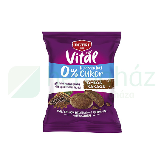 DETKI CUKORMENTES OMLÓS KEKSZ-KAKAÓS 180G