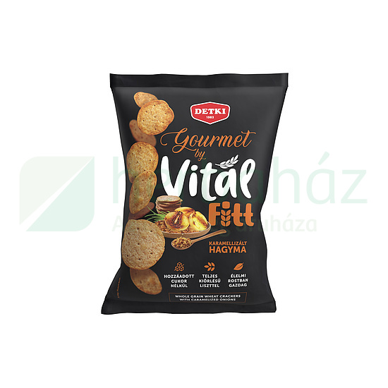 DETKI GOURMET VITAL FITT TELJES KIŐRLÉSŰ KRÉKER KARAMELLIZÁLT HAGYMÁS HCN 100G