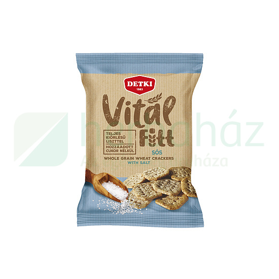 DETKI VITÁL FITT TELJES KIŐRLÉSŰ KRÉKER SÓS HOZZÁADOTT CUKOR NÉLKÜL 100G