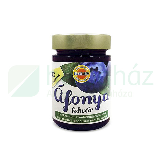 DIA-WELLNESS CSÖKKENTETT SZÉNHIDRÁTTARTALMÚ ÁFONYALEKVÁR 380G