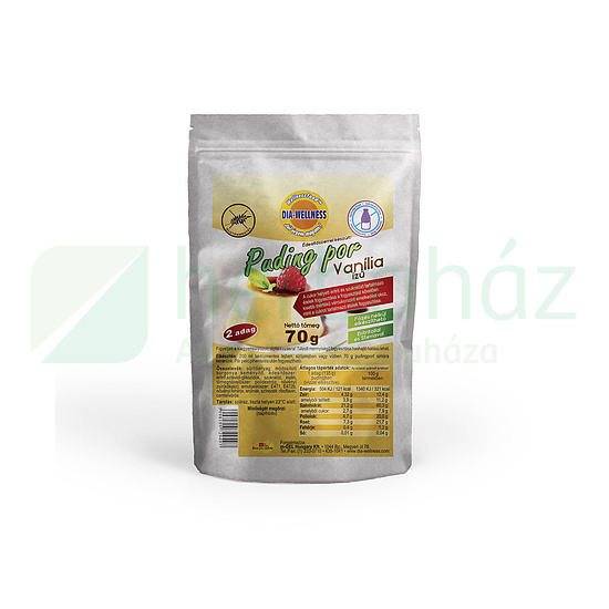 DIA-WELLNESS CSÖKKENTETT CH PUDINGPOR VANÍLIA LAKTÓZMENTES 70G