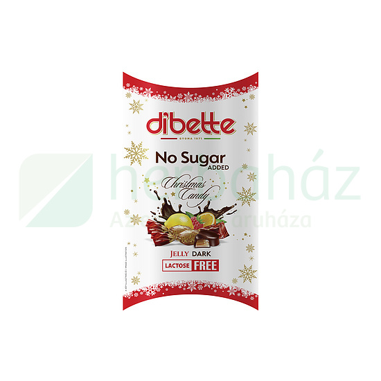 DIBETTE NAS VEGYES ZSELÉS SZALONCUKOR ÉTCSOKOLÁDÉVAL MÁRTVA ÉDESÍTŐSZERREL LM 220G