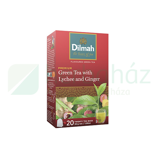 DILMAH GREEN TEA LYCHEE-GINGER FILTERES 20DB