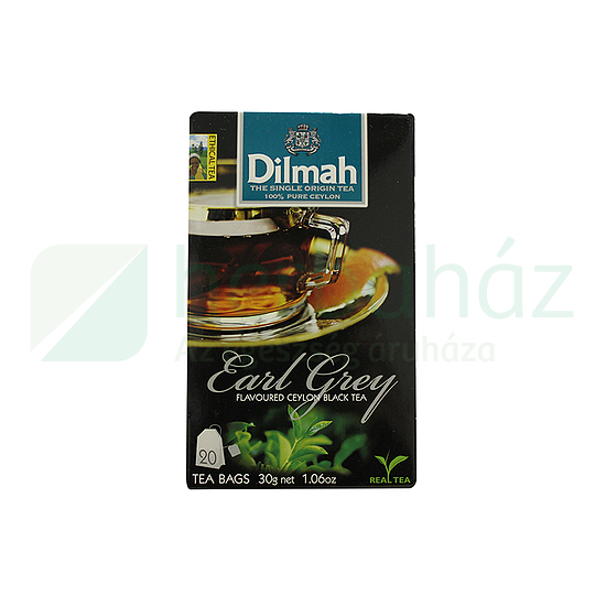 DILMAH TEA EARL GREY FEKETE BERGAMOTTAL 30G