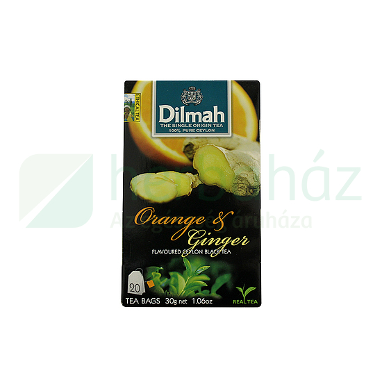 DILMAH TEA ORANGE&GINGER AROMÁS FEKETE 30G