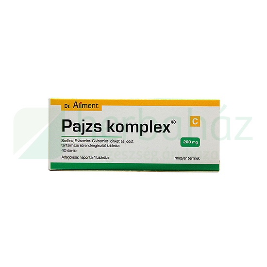 DR.ALIMENT PAJZS KOMPLEX 200MG TABLETTA 40DB
