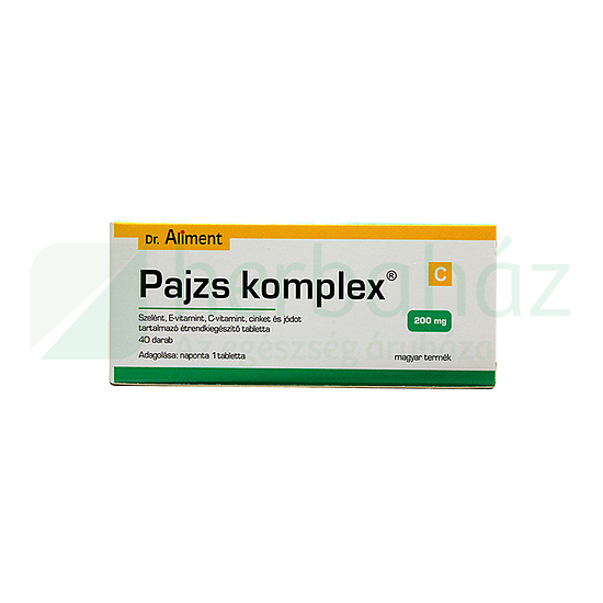 DR.ALIMENT PAJZS KOMPLEX 200MG TABLETTA 40DB