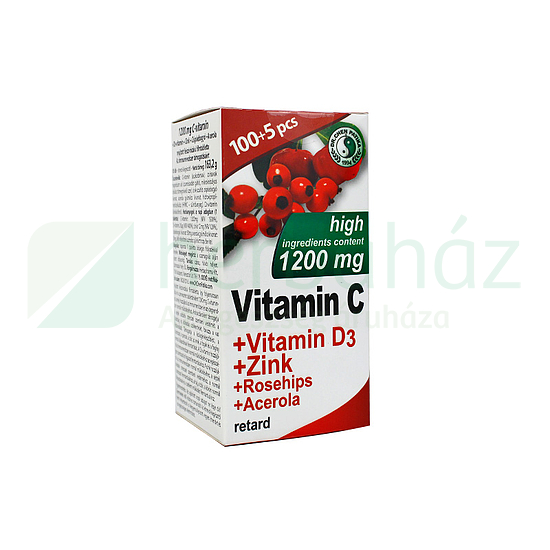 DR.CHEN C-VITAMIN 1200MG + D3-VITAMIN +CINK + ACEROLA +CSIPKEBOGYÓ TABLETTA 105DB