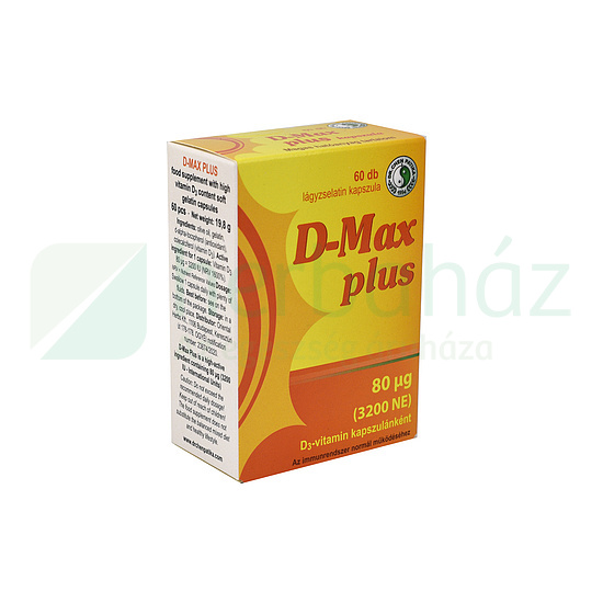 DR.CHEN D-MAX PLUS D3 VITAMIN 3200NE KAPSZULA 60DB