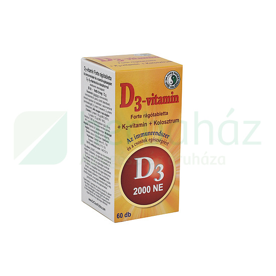 DR.CHEN D3 VITAMIN FORTE RÁGÓTABLETTA 60DB