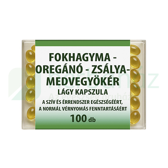 DR.CHEN FOKHAGYMA-OREGANO-ZSÁLYA-MEDVEGYÖKÉR LÁGY KAPSZULA 100DB