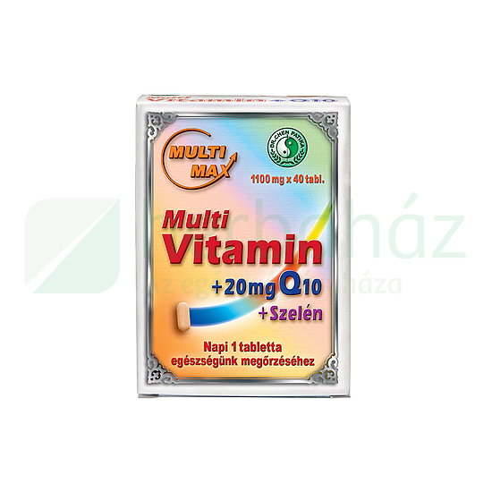 DR.CHEN MULTI-MAX VITAMIN+Q10+SZELÉN TABLETTA 40DB