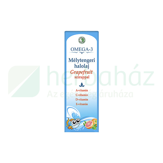 DR.CHEN OMEGA-3 MÉLYTENGERI HALOLAJ GRAPEFRUIT SZIRUPPAL 500ML