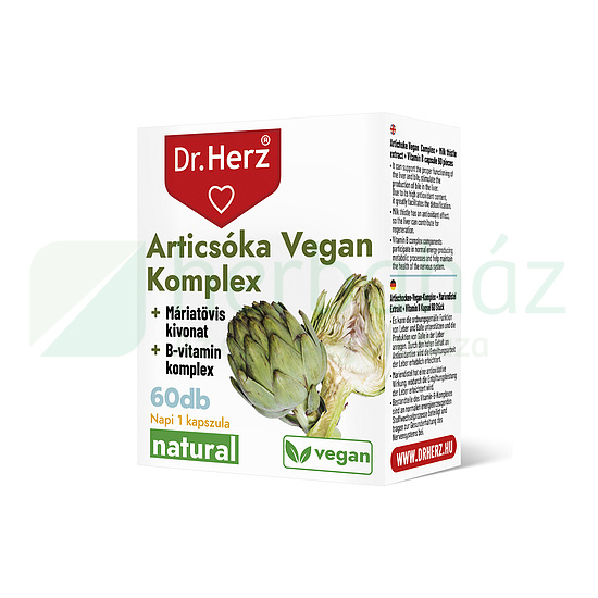 DR. HERZ ARTICSÓKA VEGAN KOMPLEX KAPSZULA 60DB