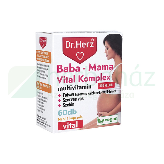 DR. HERZ BABA-MAMA VITAL KOMPLEX KAPSZULA 60DB