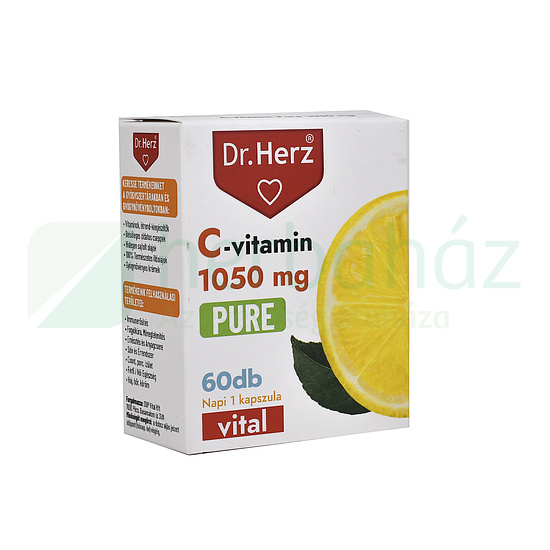 DR. HERZ C-VITAMIN 1050 MG PURE KAPSZULA 60DB