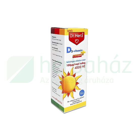 DR. HERZ D-VITAMIN+C-VITAMIN CSEPP 50ML