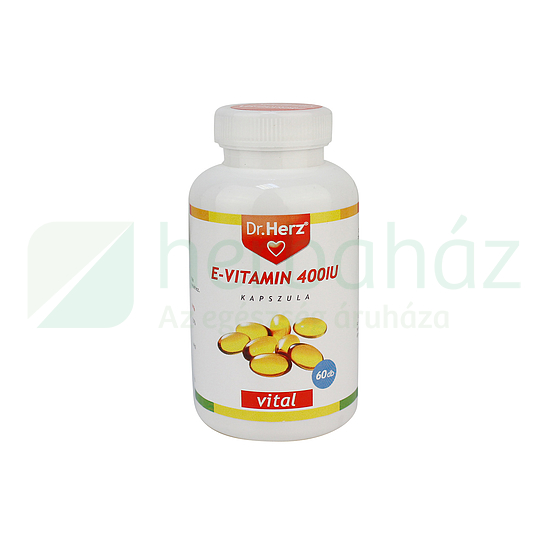 DR. HERZ E-VITAMIN 400IU KAPSZULA 60DB