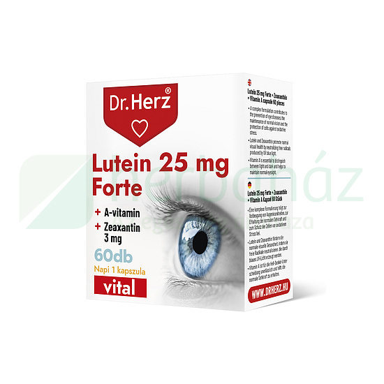 DR. HERZ LUTEIN 25MG FORTE KAPSZULA 60DB