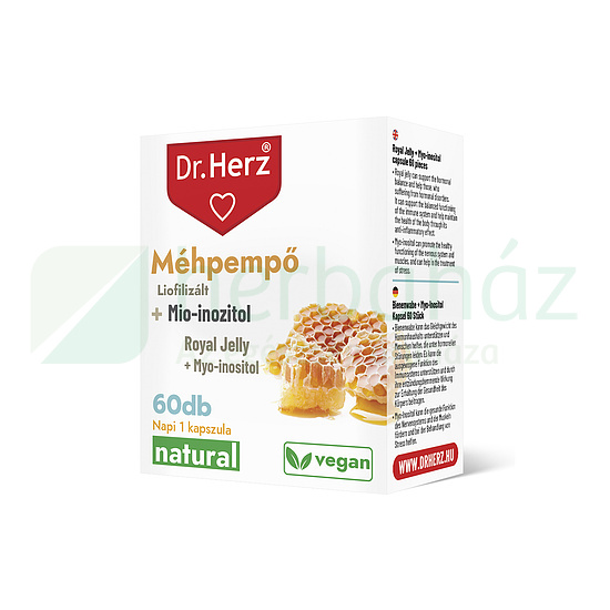 DR. HERZ MÉHPEMPŐ + MIO-INOZITOL KAPSZULA 60DB