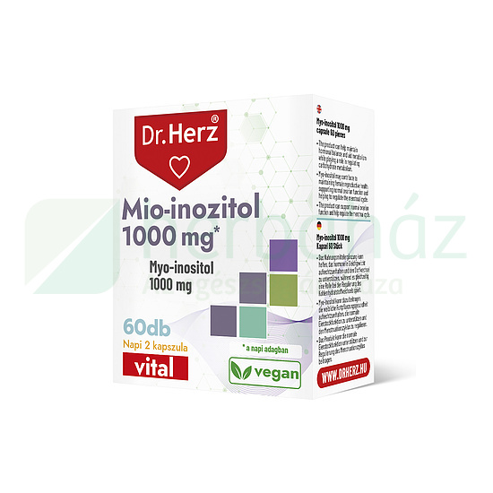 DR. HERZ MIO-INOZITOL 1000MG KAPSZULA 60DB