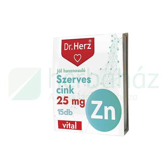 DR. HERZ SZERVES CINK 25MG 15DB
