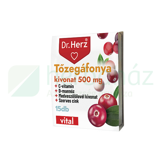 DR. HERZ TŐZEGÁFONYA 500MG KAPSZULA 15DB