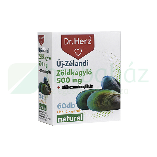 DR.HERZ ÚJ-ZÉLANDI ZÖLDKAGYLÓ KIVONAT 500MG KAPSZULA 60DB