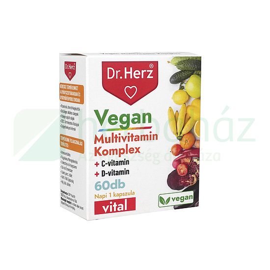 DR. HERZ VEGAN MULTIVITAMIN KAPSZULA 60DB