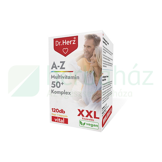 DR. HERZ XXL A-Z MULTIVITAMIN KOMPLEX 50+ KAPSZULA 120DB