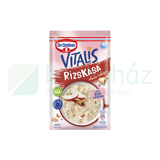 DR.OETKER GLUTÉNMENTES VITALIS RIZSKÁSA ALMÁS-FAHÉJAS 54G