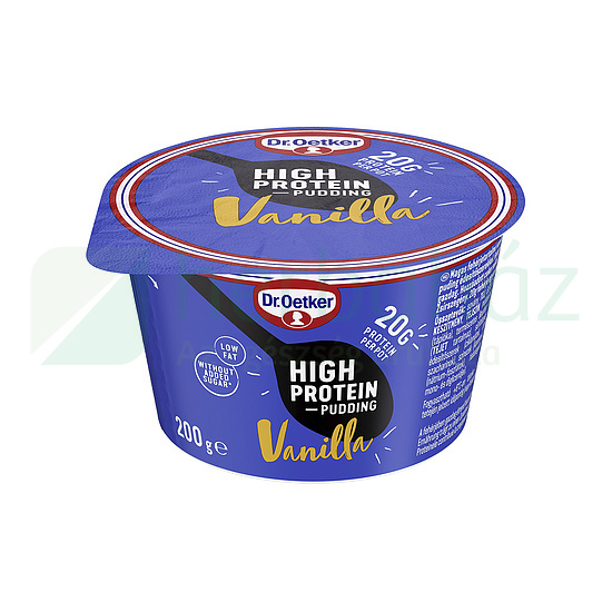 DR.OETKER HIGH PROTEIN VANÍLIA ÍZŰ PUDING ÉDESÍTŐSZEREKKEL 200G[H]