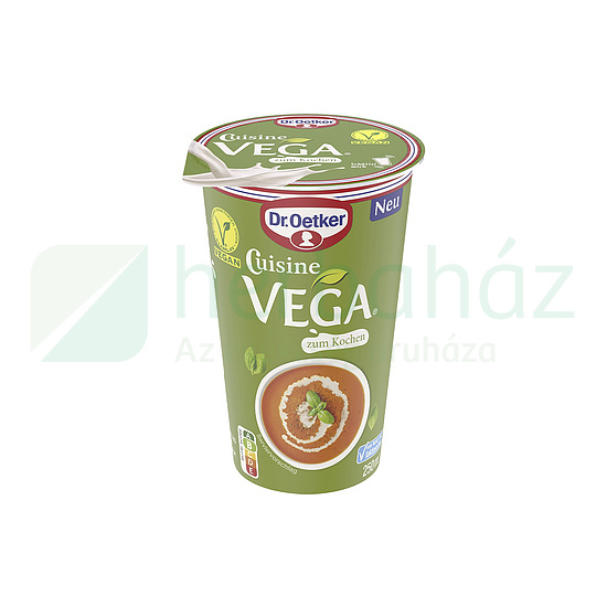 DR.OETKER VEGAN CUISINE VEGA NÖVÉNYI KÉSZÍTMÉNY FŐZŐTEJSZÍN HELYETTESÍTÉSÉRE 250ML[H]