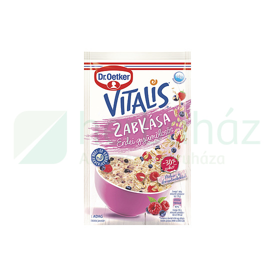 DR.OETKER VITALIS ZABKÁSA ERDEI GYÜMÖLCSÖS -30% CUKOR 53G