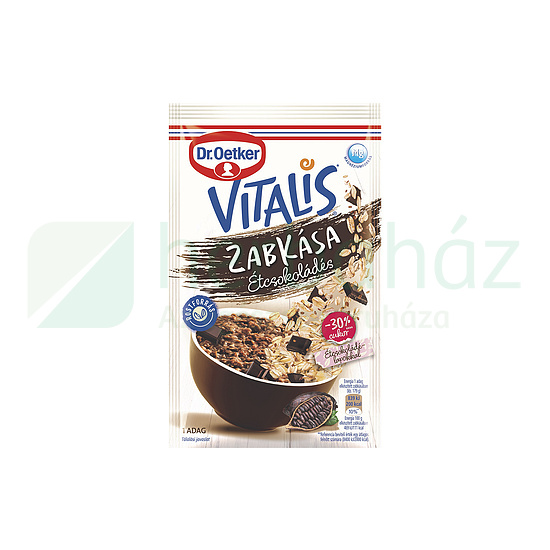 DR.OETKER VITALIS ZABKÁSA ÉTCSOKOLÁDÉS -30% CUKOR 54G