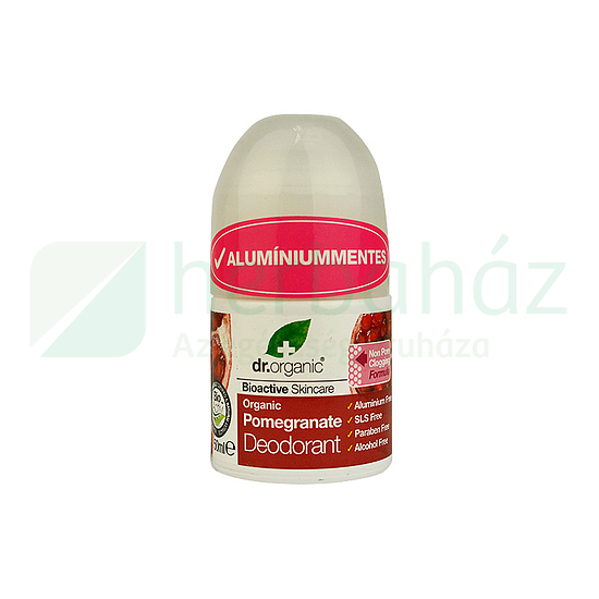 DR.ORGANIC GOLYÓS DEZODOR GRÁNÁTALMA 50ML