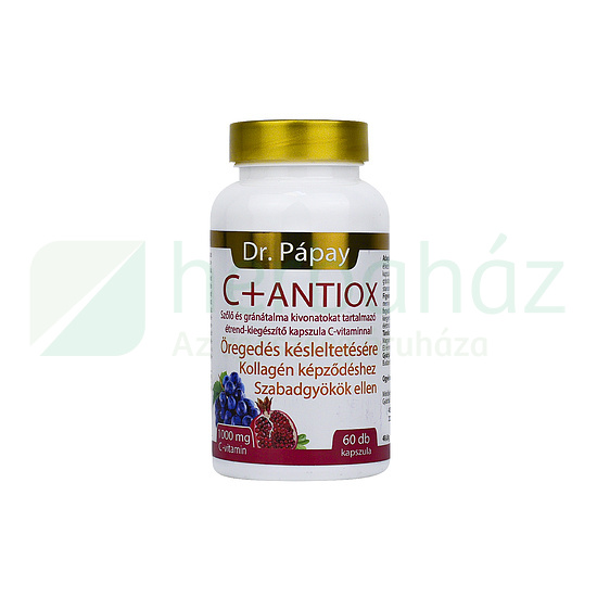 DR. PÁPAY C+ANTIOX ÉRTEND KIEGÉSZÍTŐ KAPSZULA 60DB