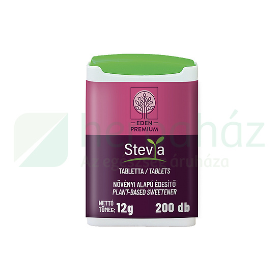 ÉDEN PRÉMIUM STEVIA TABLETTA 200DB