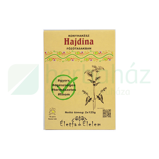 ÉLETFA HAJDINA FŐZŐTASAKBAN 2X125G