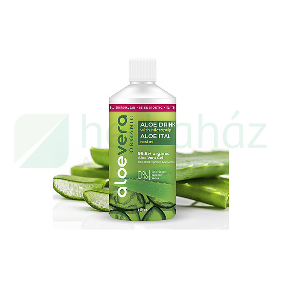 EREDETI ORIGINAL ALOE VERA ITAL NEKTÁR ROSTOS 1000ML DRS+50FT BETÉTDÍJ